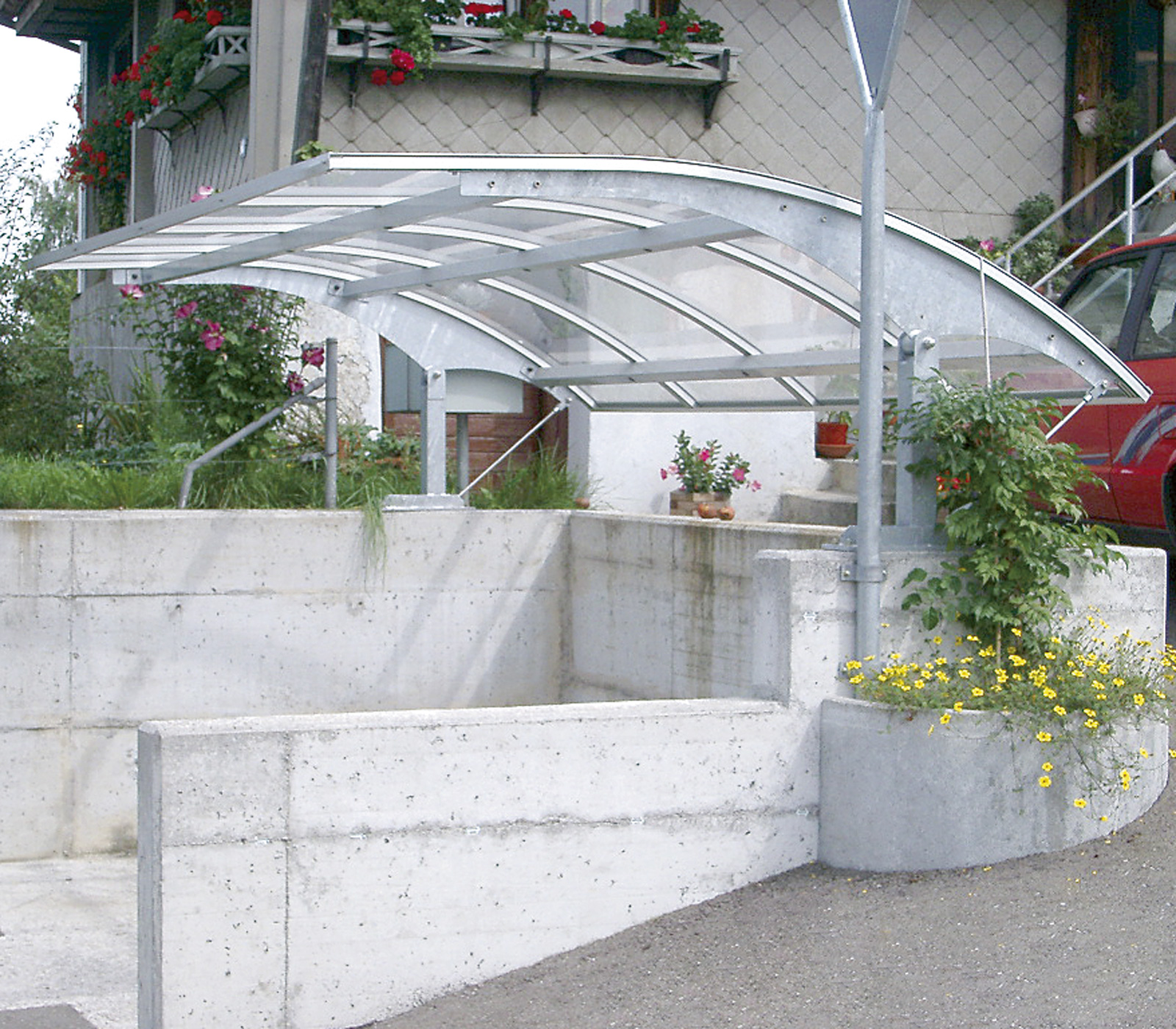 Fahrradüberdachung Design Ascona