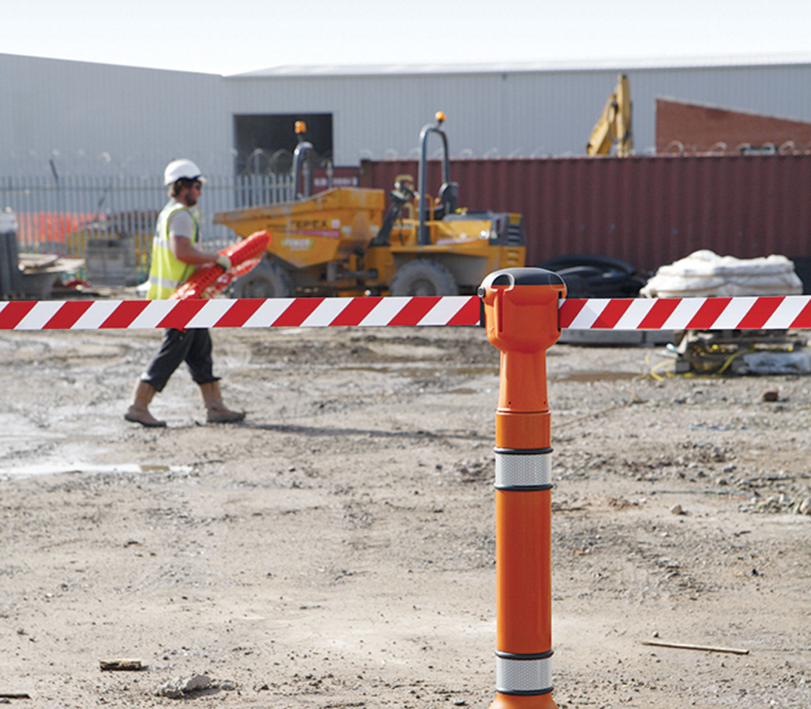 Sangle de cône assortie aux cônes de signalisation