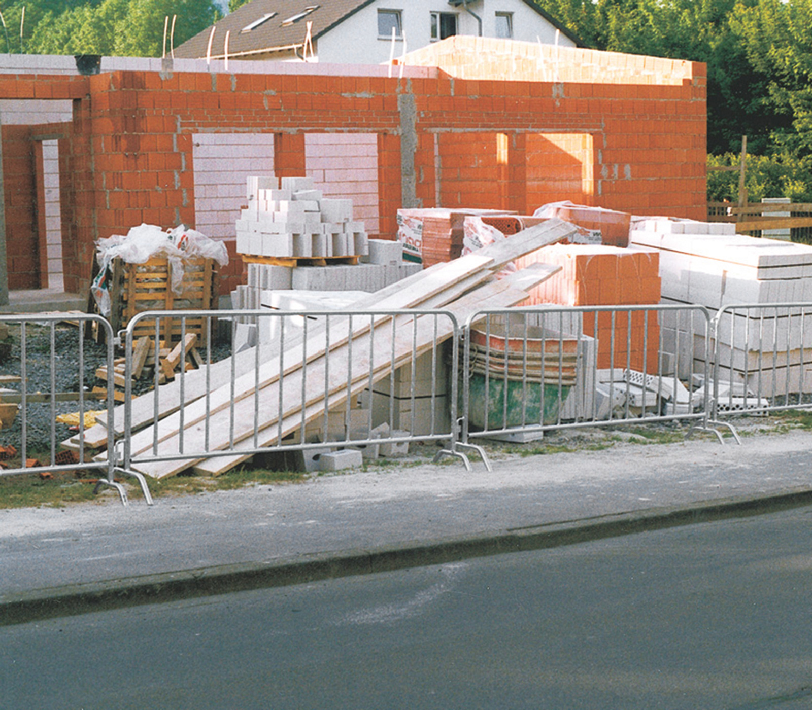 Barrières de chantier lourdes acier galvanisé